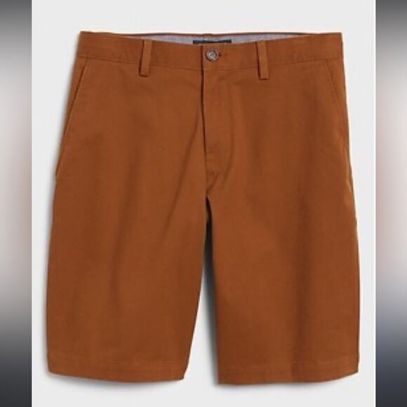 Banana Republic Men’s 11" Emerson Straight Fit Stretch Shorts Brown Size 31 NWT - Picture 2 of 7
